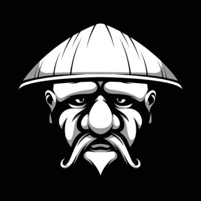 Old Man Mascot Design Vector