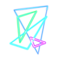 elementen neon retro stijl jaren 80. png