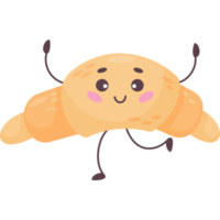 cartoon character croissant png