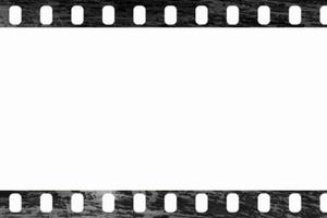 Blurred White Grunge Filmstrip Background with Space for Text. photo