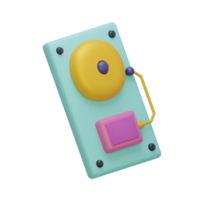 bell school 3d render png