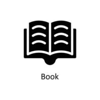 Book Vector  Solid  Icons. Simple stock illustration stock