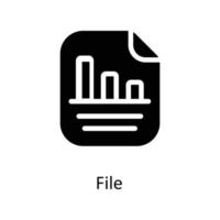 File Vector  Solid  Icons. Simple stock illustration stock