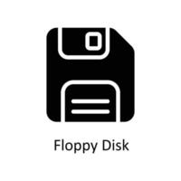 Floppy Disk  Vector  Solid  Icons. Simple stock illustration stock