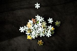 Small puzzle pieces photo
