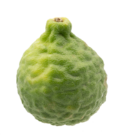 Whole bergamot on transparent background png file.