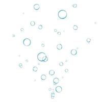 Soap bubbles to create a design. Realistic soap bubbles. vector