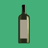 bottle, wine, empty bottle vector