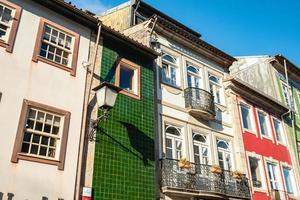 Beautiful architecture in the old center of Braga, Portugal photo