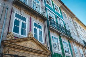 hermosa arquitectura en el antiguo centrar de braga, Portugal foto