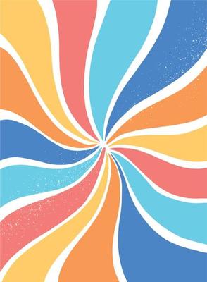 groovy wallpaper, background design for social media, templates, cards, posters, banners, etc. EPS 10