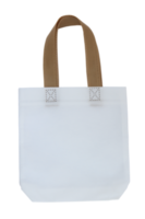 White cotton bag on transparent background - PNG File