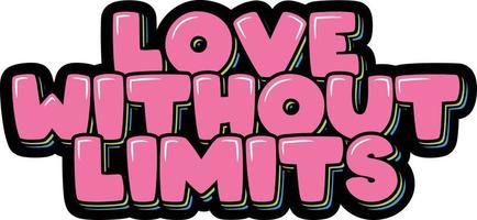 Love Without Limits vector
