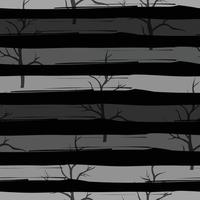 A simple black and white background with trees vector