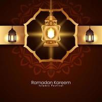 Ramadán kareem islámico festival atista elegante antecedentes vector