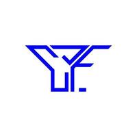 cjf letra logo creativo diseño con vector gráfico, cjf sencillo y moderno logo.