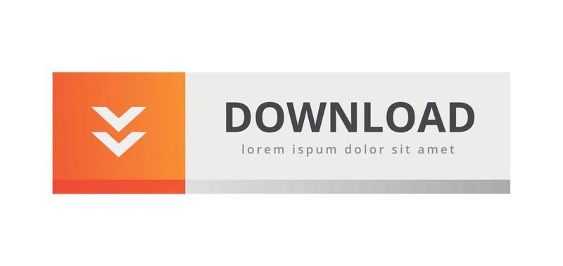 Download button isolated. Web design button.