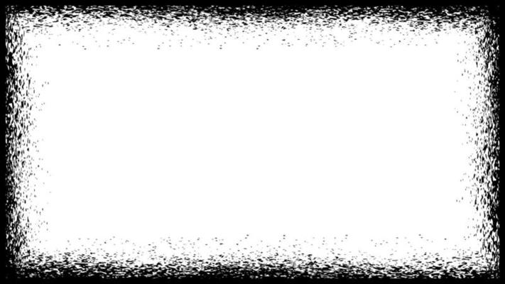 Grunge frame border on white background