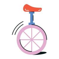 Trendy Unicycle Concepts vector