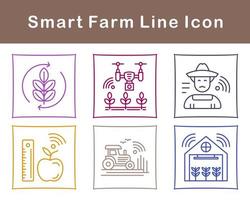 Smart Farm Vector Icon Set