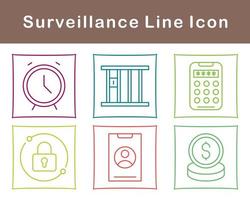 Surveillance Vector Icon Set