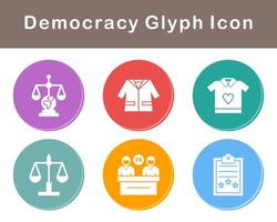 Democracy Vector Icon Set