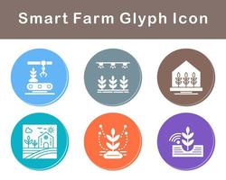 Smart Farm Vector Icon Set