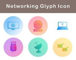 Networking Vector Icon Set