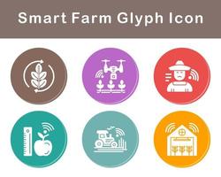 Smart Farm Vector Icon Set