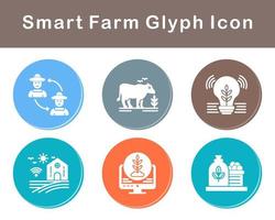 Smart Farm Vector Icon Set