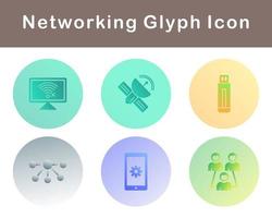 Networking Vector Icon Set