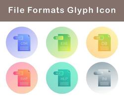 File Formats Vector Icon Set