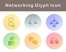 Networking Vector Icon Set