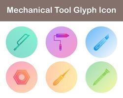 Mechanical Tool Vector Icon Set