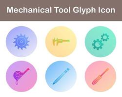 Mechanical Tool Vector Icon Set