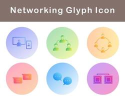 Networking Vector Icon Set