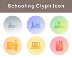 Schooling Vector Icon Set