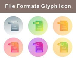 File Formats Vector Icon Set