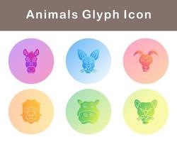 Animals Vector Icon Set