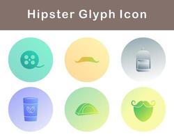 Hipster Vector Icon Set