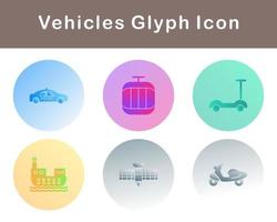 Vehicles Vector Icon Set