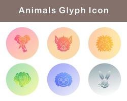 Animals Vector Icon Set