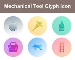 Mechanical Tool Vector Icon Set