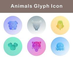 Animals Vector Icon Set