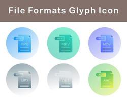 File Formats Vector Icon Set