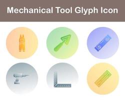 Mechanical Tool Vector Icon Set