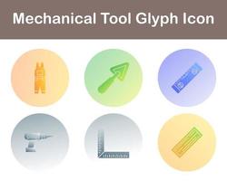 Mechanical Tool Vector Icon Set