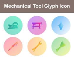 Mechanical Tool Vector Icon Set