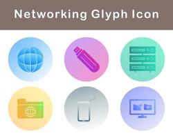 Networking Vector Icon Set