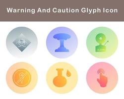 Warning And Caution Vector Icon Set